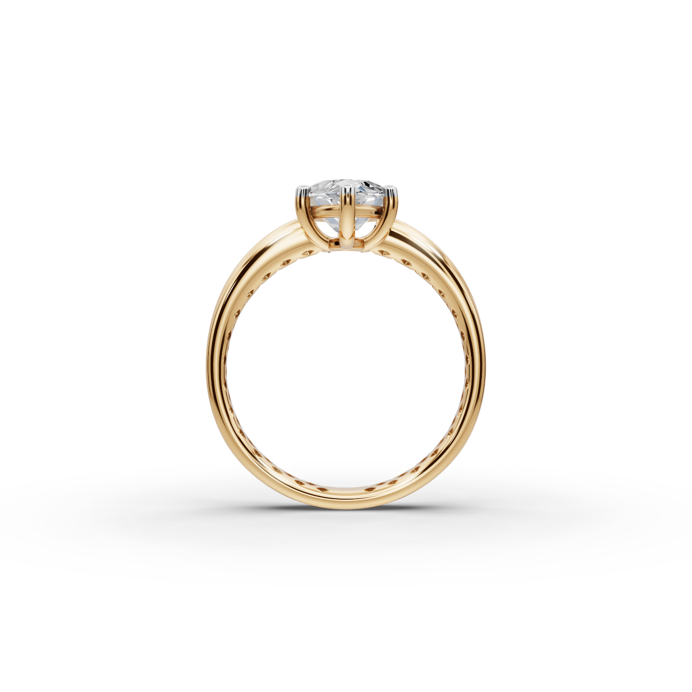 2 tcw Marquise shape Lab-Grown Diamond Ring