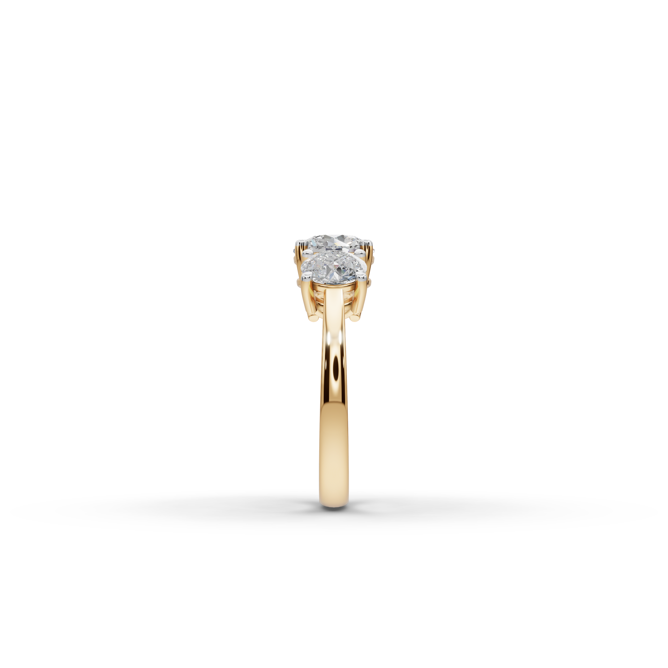 2.50 ct Luxury 3-Stone Lab-Grown Diamond Ring
