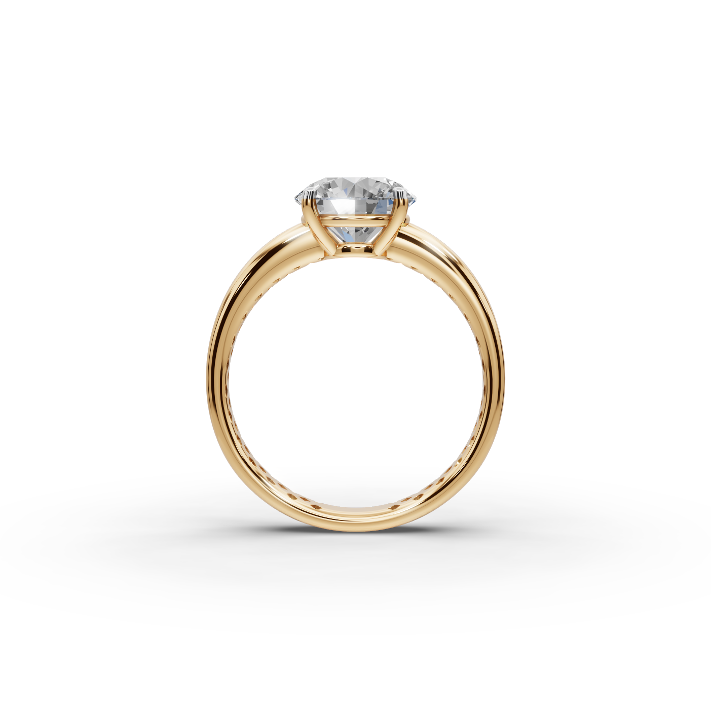 2 tcw Round Cut Lab-Grown Diamond Ring