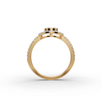 Round Halo Lab-Grown Diamond Ring