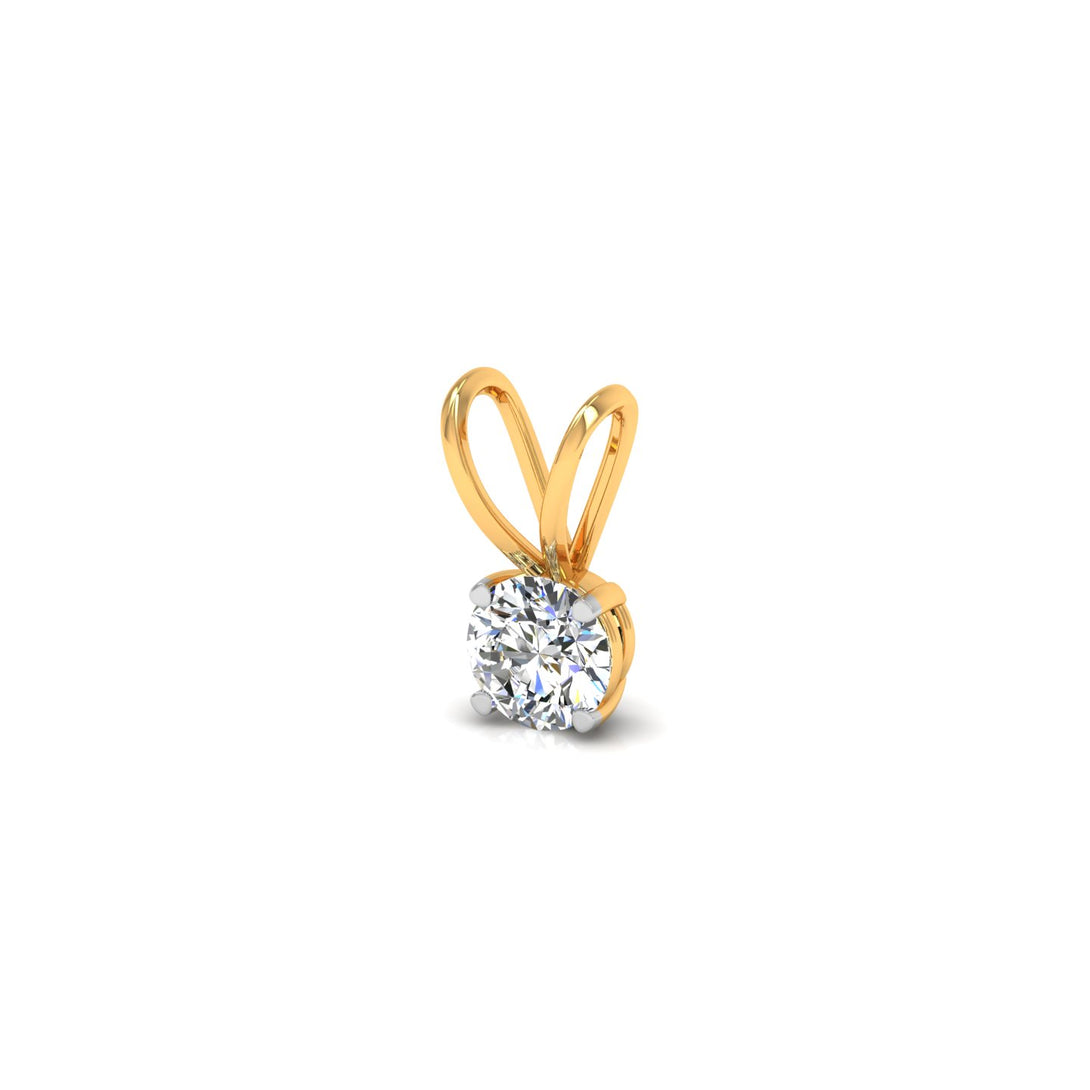 Timeless Round Solitaire Pendant with 1.00 ct. CVD Lab-Grown Diamond.