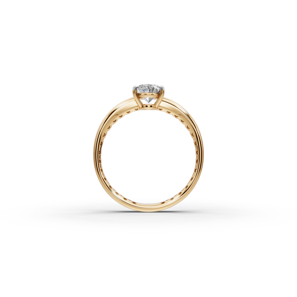 1.00 tcw Oval Solitaire Lab-Grown Diamond Ring