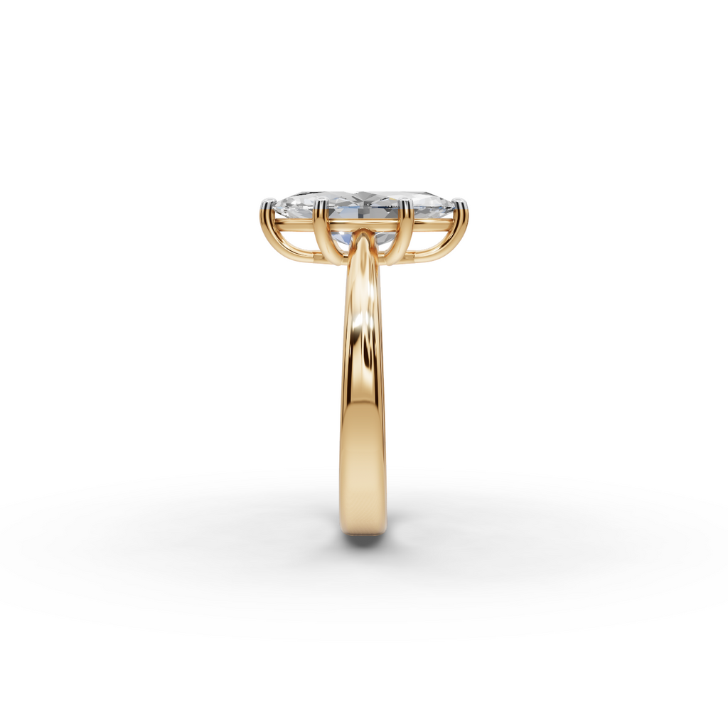 2 tcw Marquise shape Lab-Grown Diamond Ring