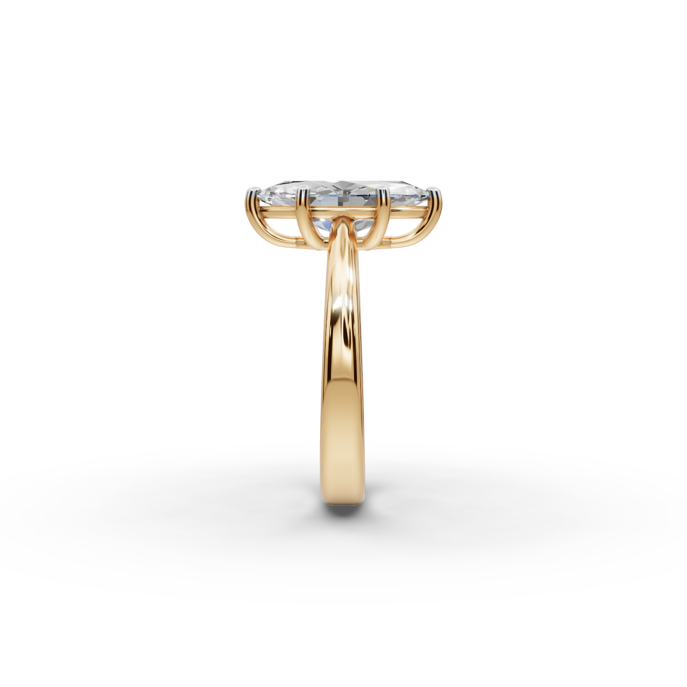 2 tcw Marquise shape Lab-Grown Diamond Ring