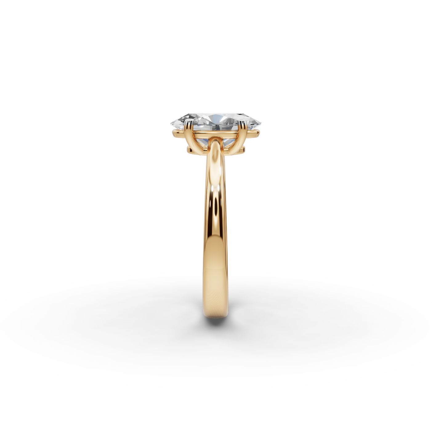 2.00 tcw Oval shape Lab-Grown Diamond Ring