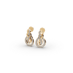 Infinity Loop Lab-Grown Diamond Earrings