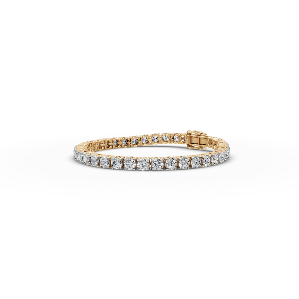 12.00 ct Lab Grown Round Diamond Tennis Bracelet - Sustainable Jewelry