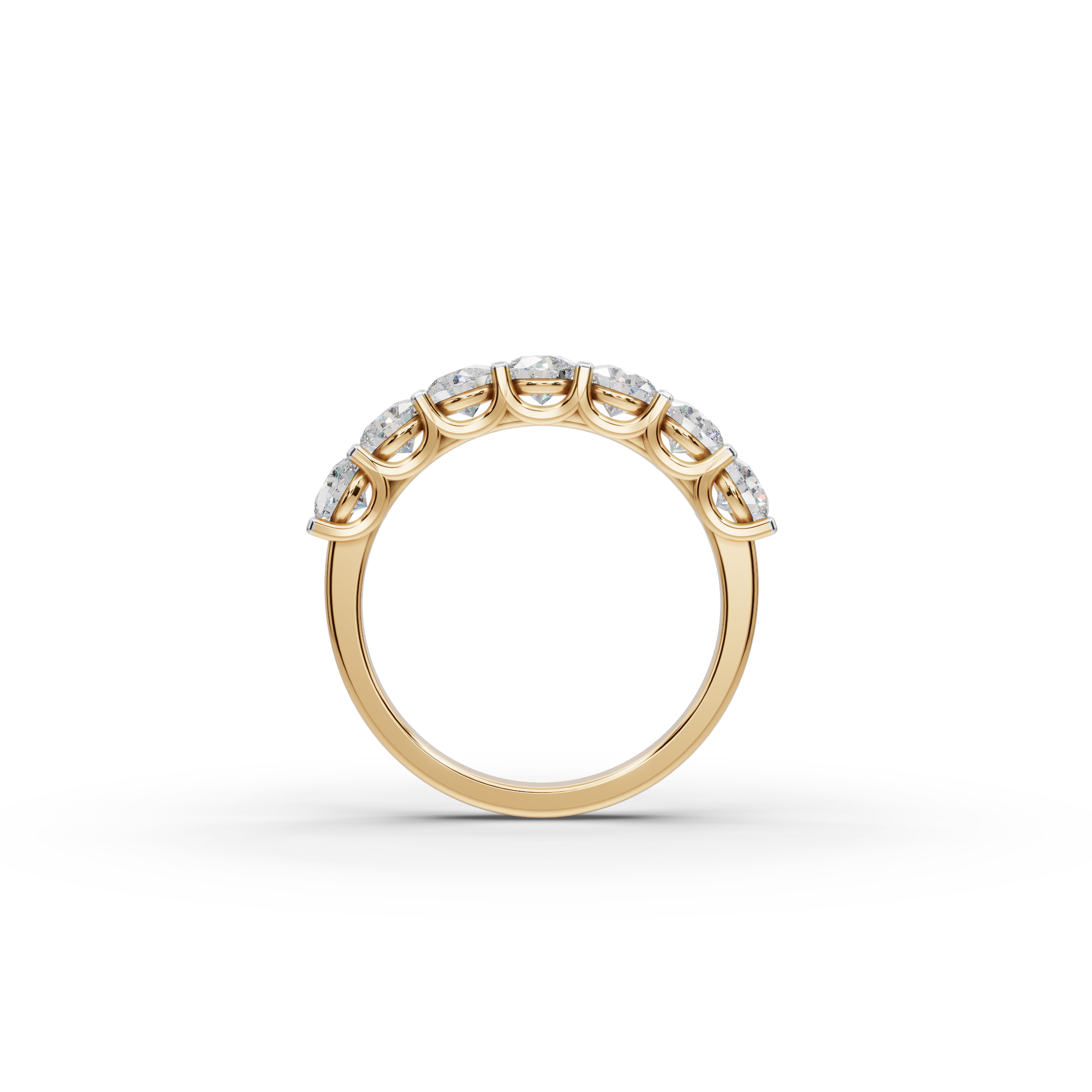 1.50 ct Luxury Seven-Stone Lab Diamond Ring