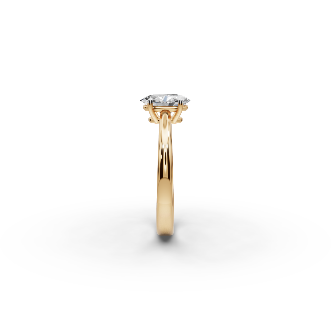 1.00 tcw Oval Solitaire Lab-Grown Diamond Ring