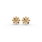 Floral Burst Lab-Grown Diamond Earrings