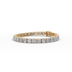 15.00 ct Lab Grown Round Diamond Tennis Bracelet - Anniversary or Birthday Gift for Her