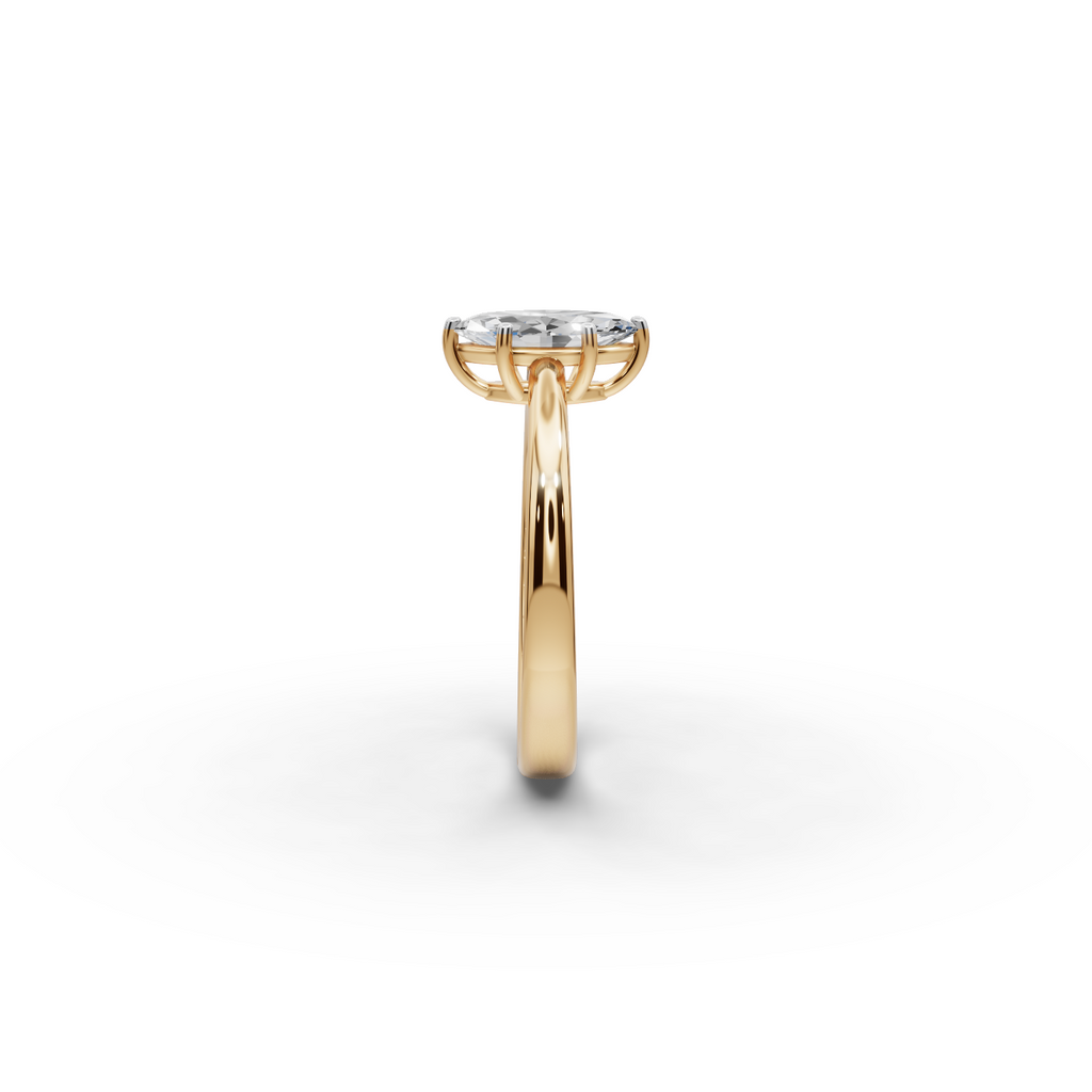 0.75 tcw Marquise Cut Lab-Grown Diamond Ring