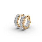 5.00 ct Gift-Ready Lab Diamond Hoop EarHoops Earring