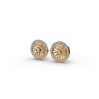 Lotus Bloom Lab-Grown Diamond Earrings