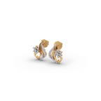 Twist Bloom Lab-Grown Diamond Earrings