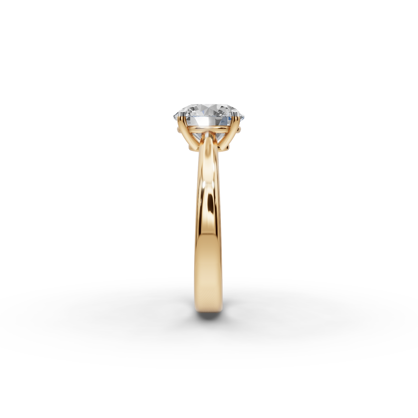 2 tcw Round Cut Lab-Grown Diamond Ring