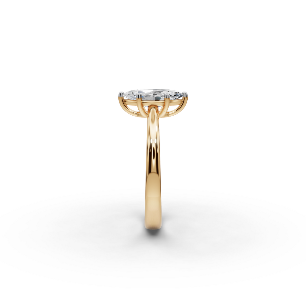 1 tcw Marquise Solitaire Lab-Grown Diamond Ring