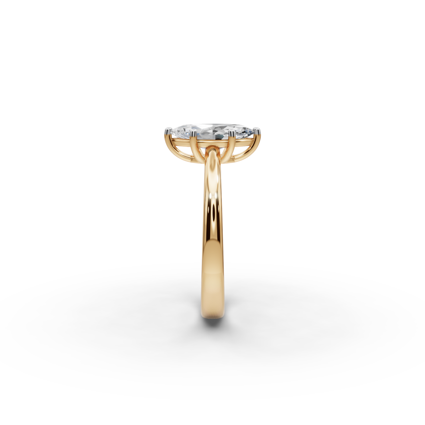 1 tcw Marquise Solitaire Lab-Grown Diamond Ring