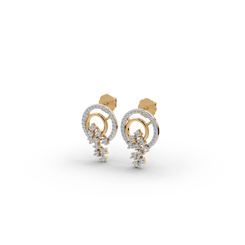 Falling Star Lab-Grown Diamond Earrings