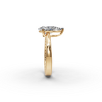 2 tcw Pear Cut Lab-Grown Diamond Ring