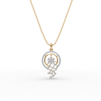 Floral Constellation Lab-Grown Diamond Pendant