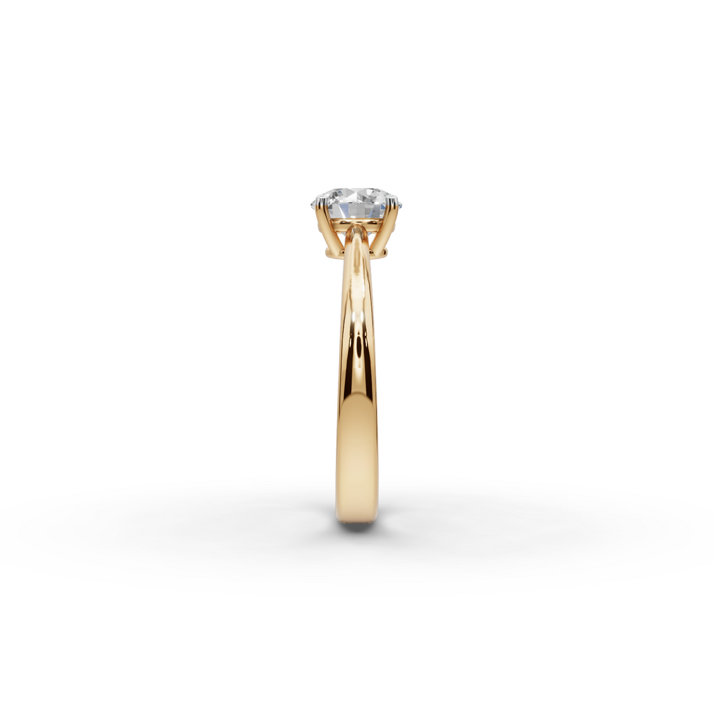 1 tcw. Round Classic Lab-Grown Diamond Ring
