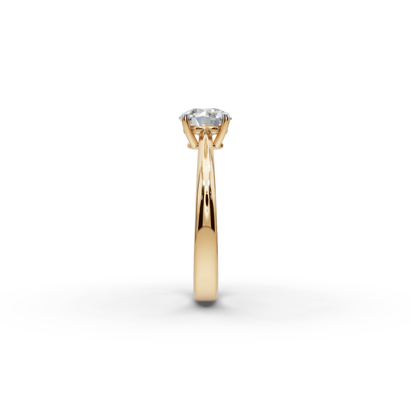1 tcw. Round Classic Lab-Grown Diamond Ring