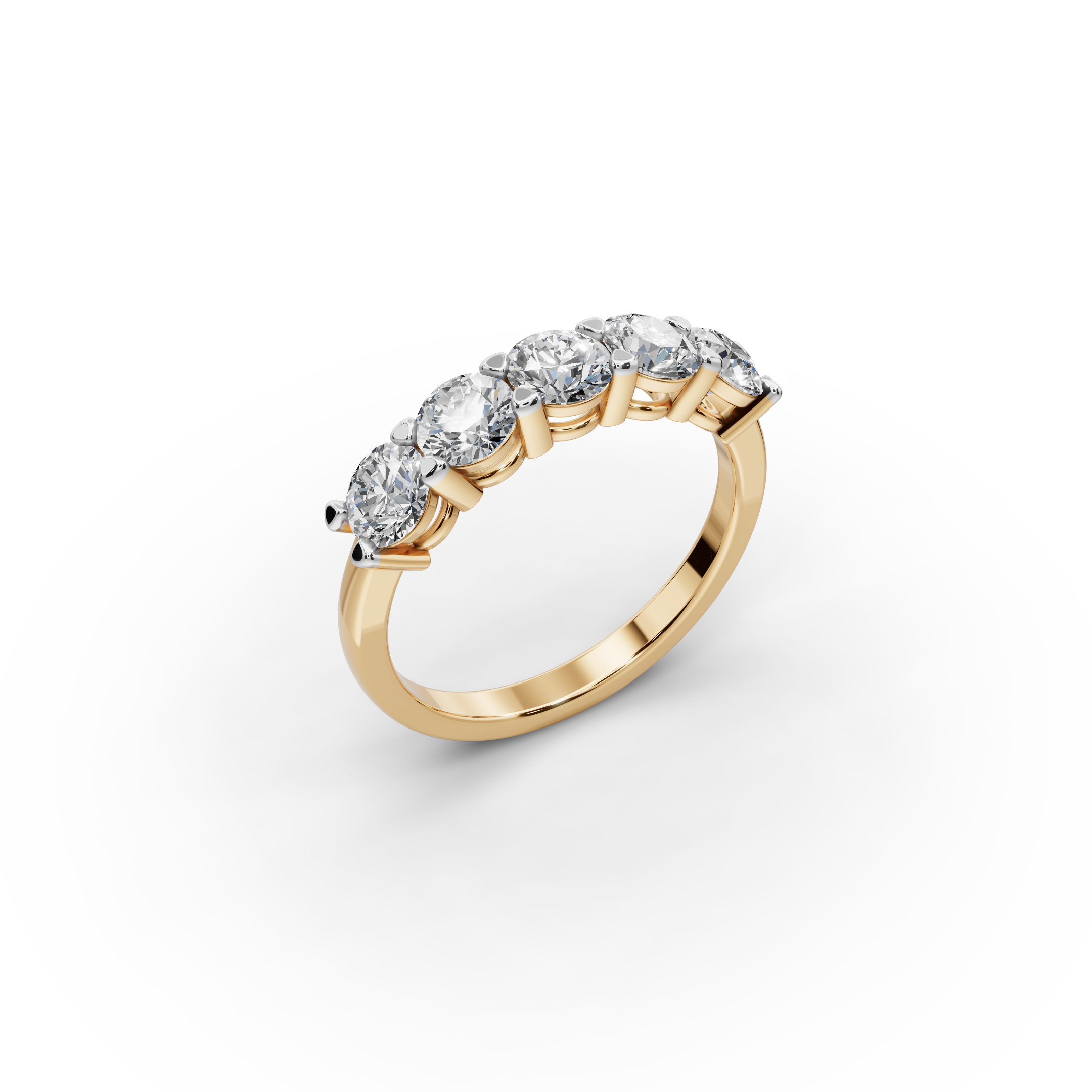 1.50 ct Luxury Five-Stone Lab Diamond Ring