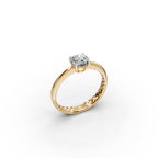0.75 tcw Round Solitaire Lab-Grown Diamond Ring