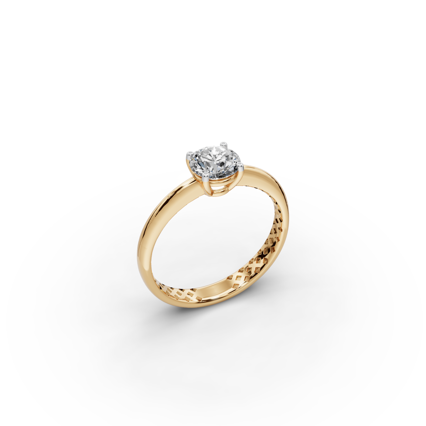 0.75 tcw Round Solitaire Lab-Grown Diamond Ring