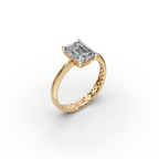 2 tcw Emerald Cut Solitaire Lab-Grown Diamond Ring
