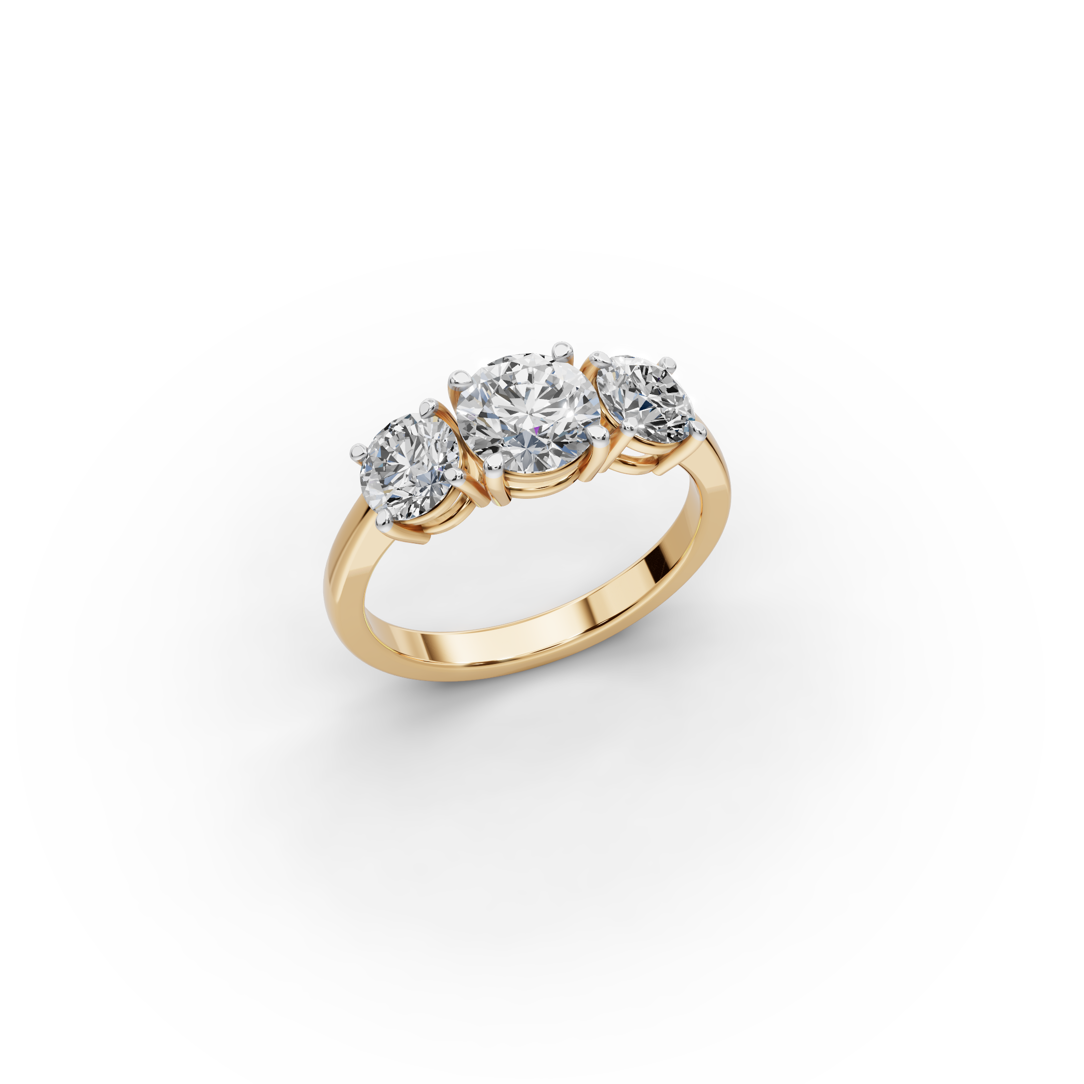 2.00 ct Bold 3-Stone Lab-Grown Diamond Ring
