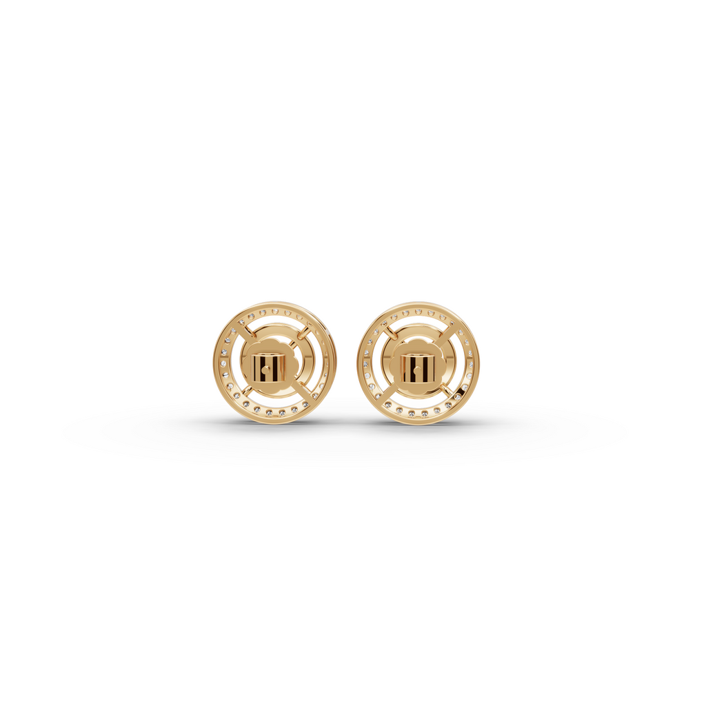 Classic Circle Lab-Grown Diamond Earrings