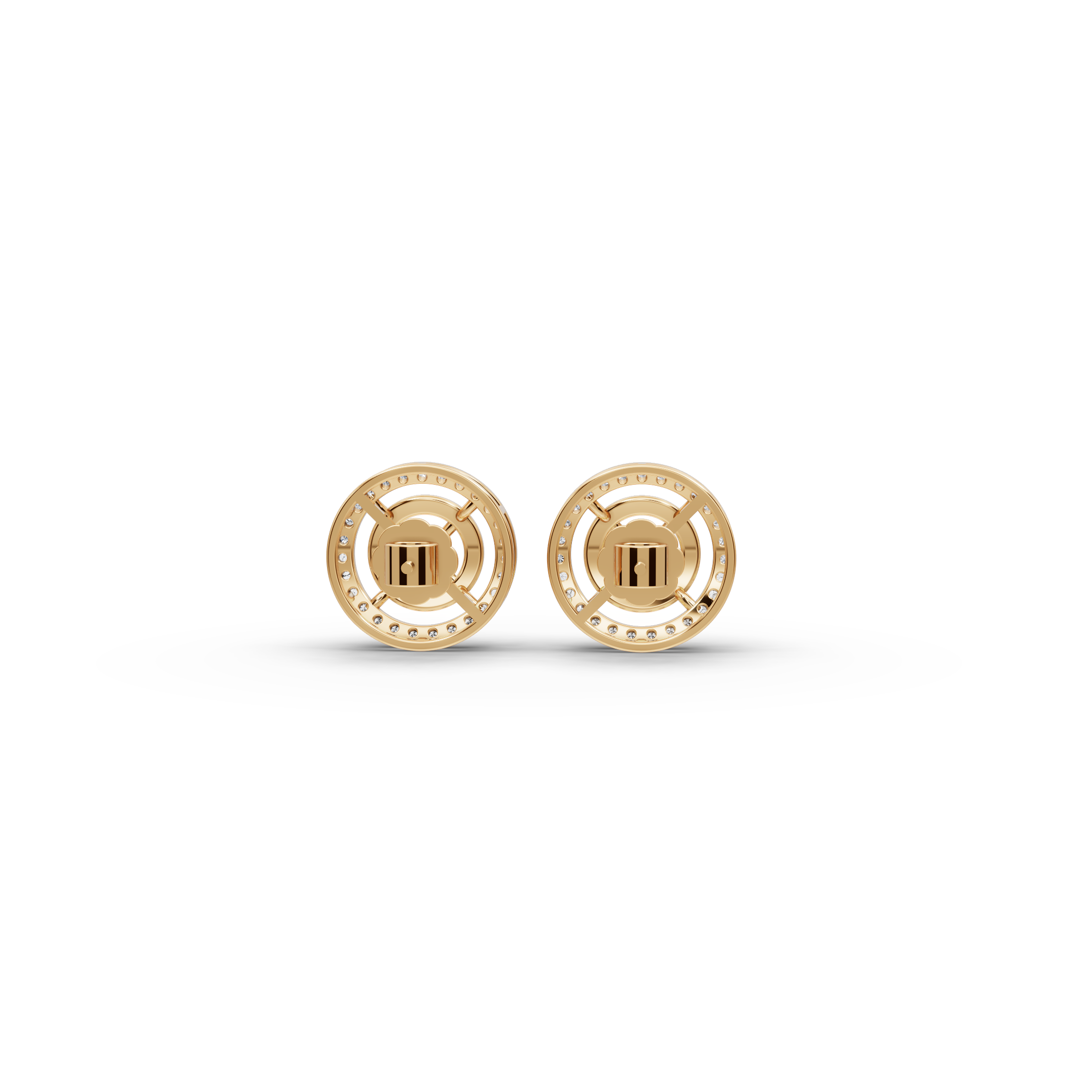 Classic Circle Lab-Grown Diamond Earrings