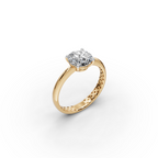 1.50 tcw Round Solitaire Diamond Gold Ring