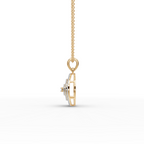 Concentric Circle Lab-Grown Diamond Pendant