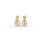 Infinity Loop Lab-Grown Diamond Earrings