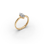 0.75 tcw Marquise Cut Lab-Grown Diamond Ring