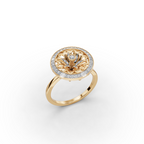Lotus Petal Lab-Grown Diamond Ring