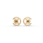 C Curve Lab-Grown Diamond Earrings