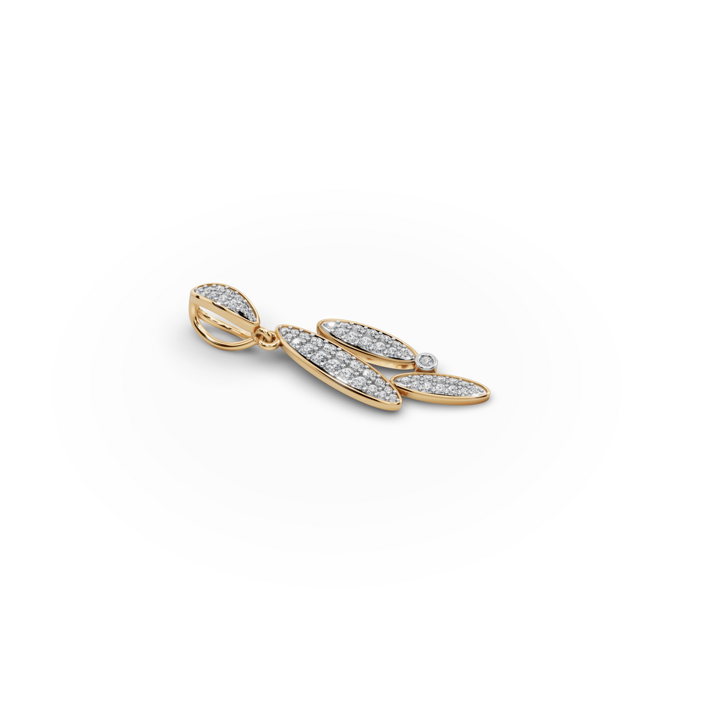 Marquise Cluster Lab-Grown Diamond Pendant