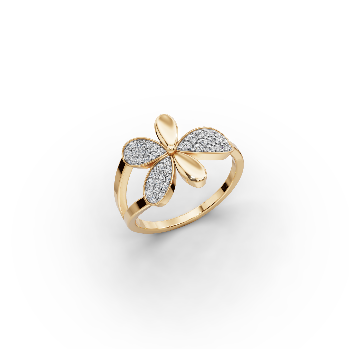 Petal Bloom Lab-Grown Diamond Ring