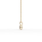 0.50 ct Lab Grown Diamond Halo Pendant – Ethical Bridal Jewelry