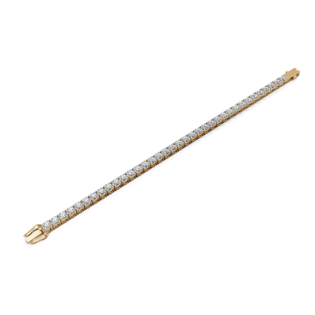12.00 ct Lab Grown Round Diamond Tennis Bracelet - Sustainable Jewelry
