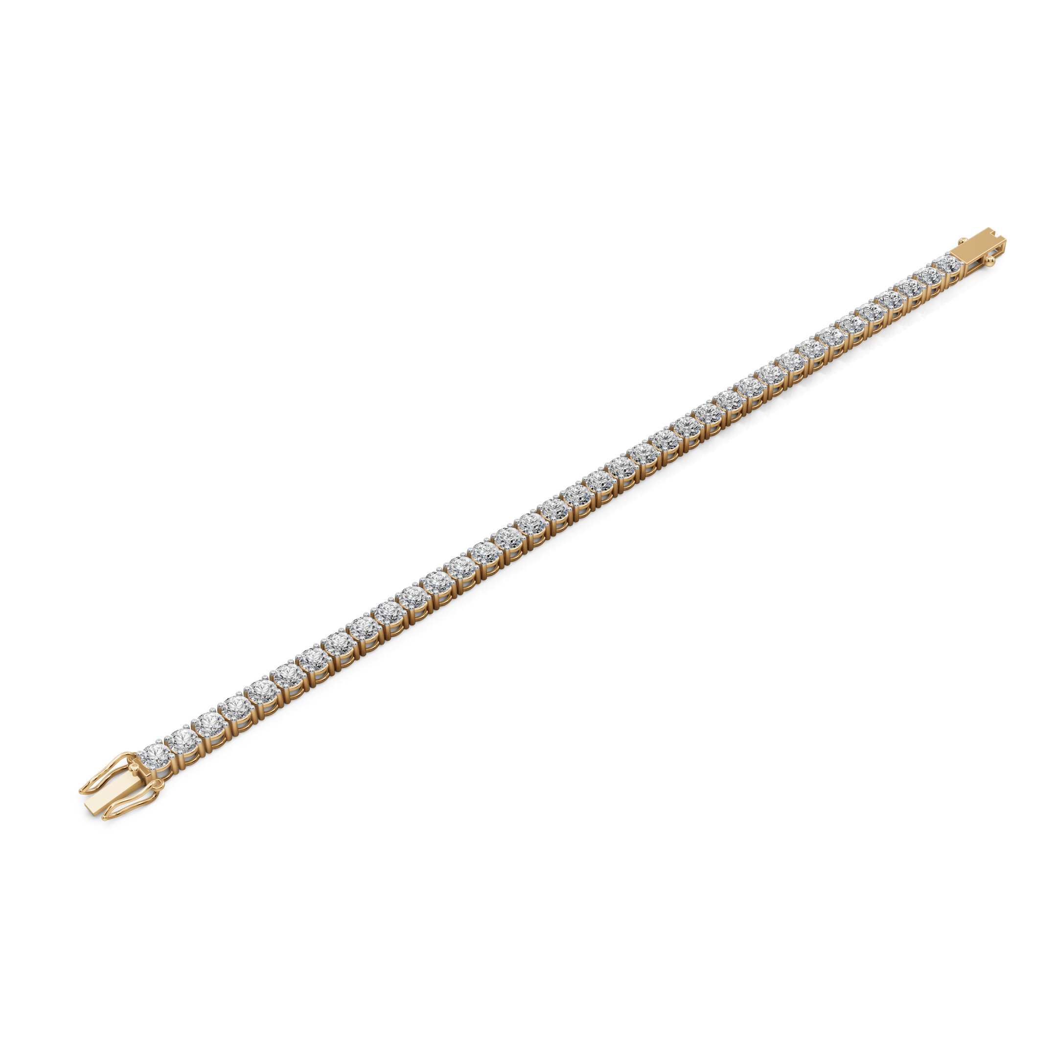12.00 ct Lab Grown Round Diamond Tennis Bracelet - Sustainable Jewelry
