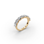 2.50 ct Modern Seven-Stone Lab Diamond Ring