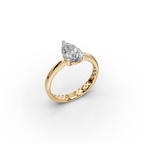 1.5 tcw Pear Shaped Lab-Grown Diamond Ring