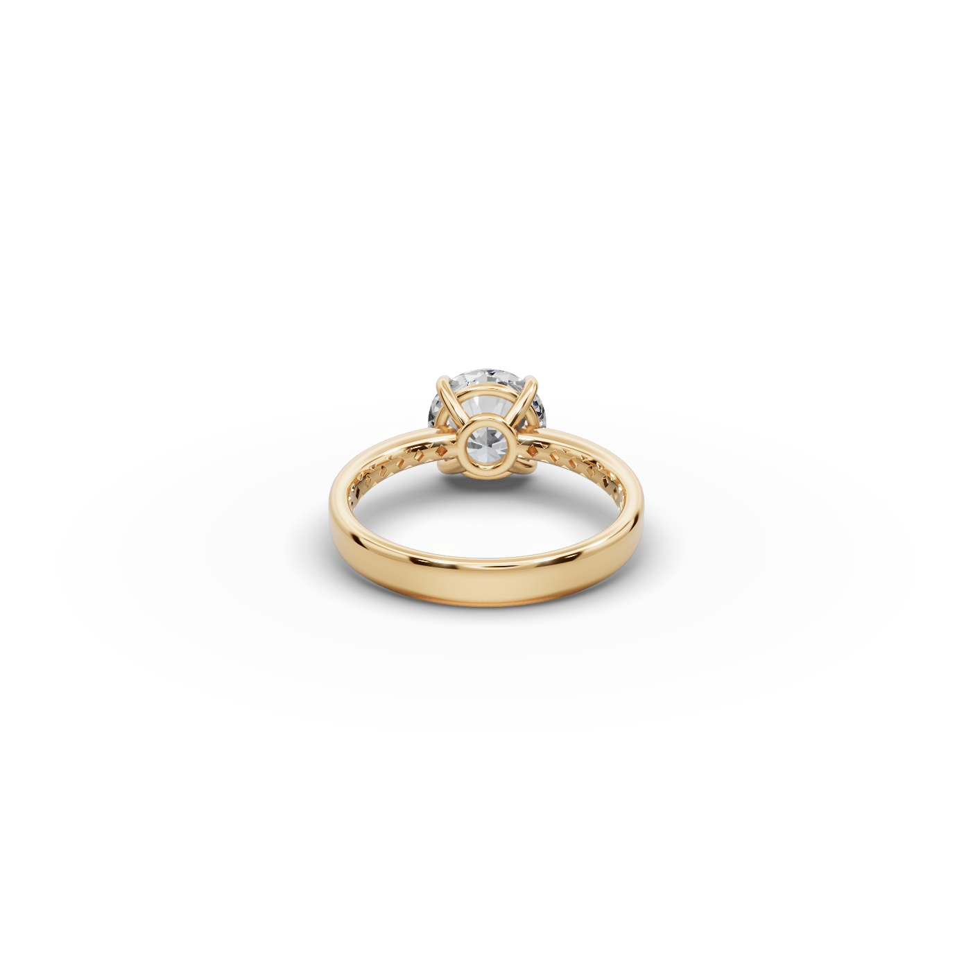 2 tcw Round Cut Lab-Grown Diamond Ring