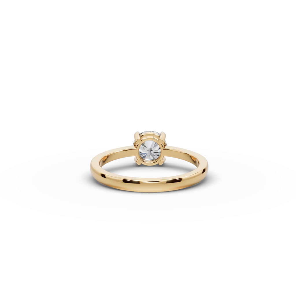 1.00 ct Minimalist Lab-Grown Diamond Solitaire Ring