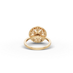 Lotus Petal Lab-Grown Diamond Ring